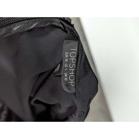 Top Shop Size 6 Black Crepe Romper - Picture 11 of 11